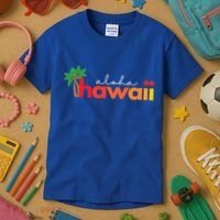 Aloha Hawaii Tropical Vacation Kids T-Shirt thumb 3