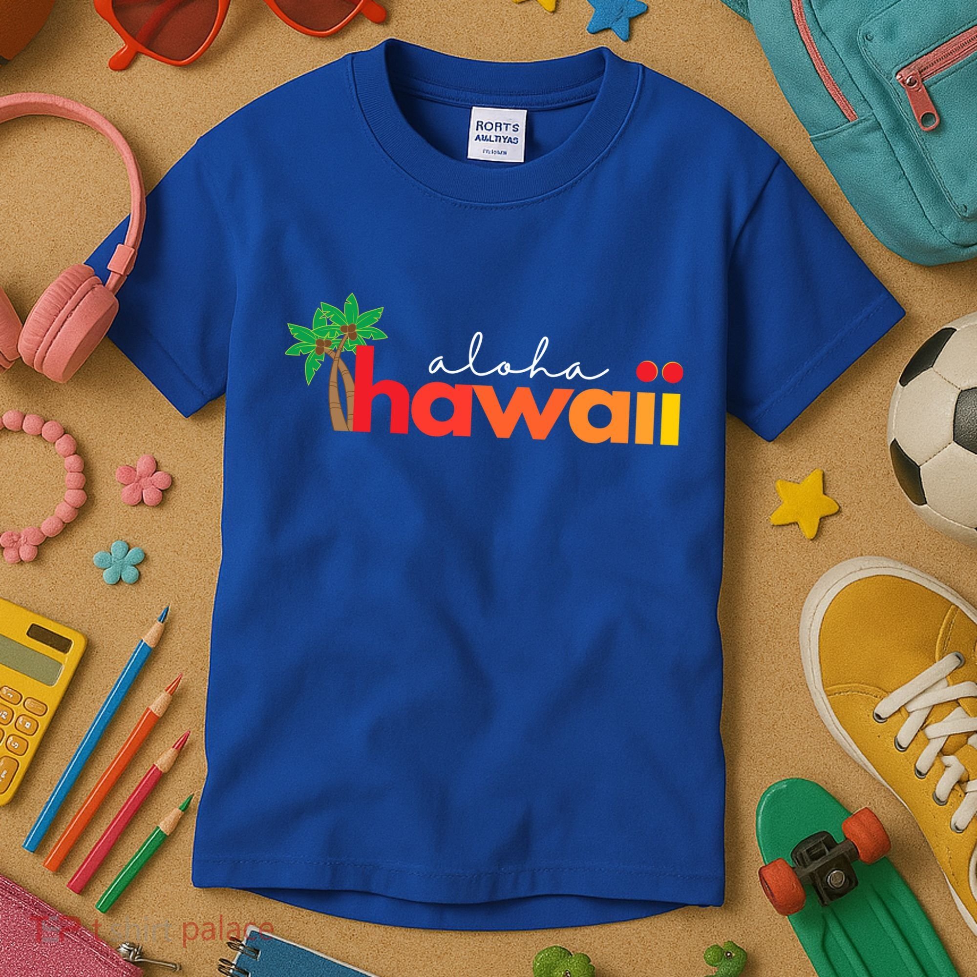 Aloha Hawaii Tropical Vacation Kids T-Shirt