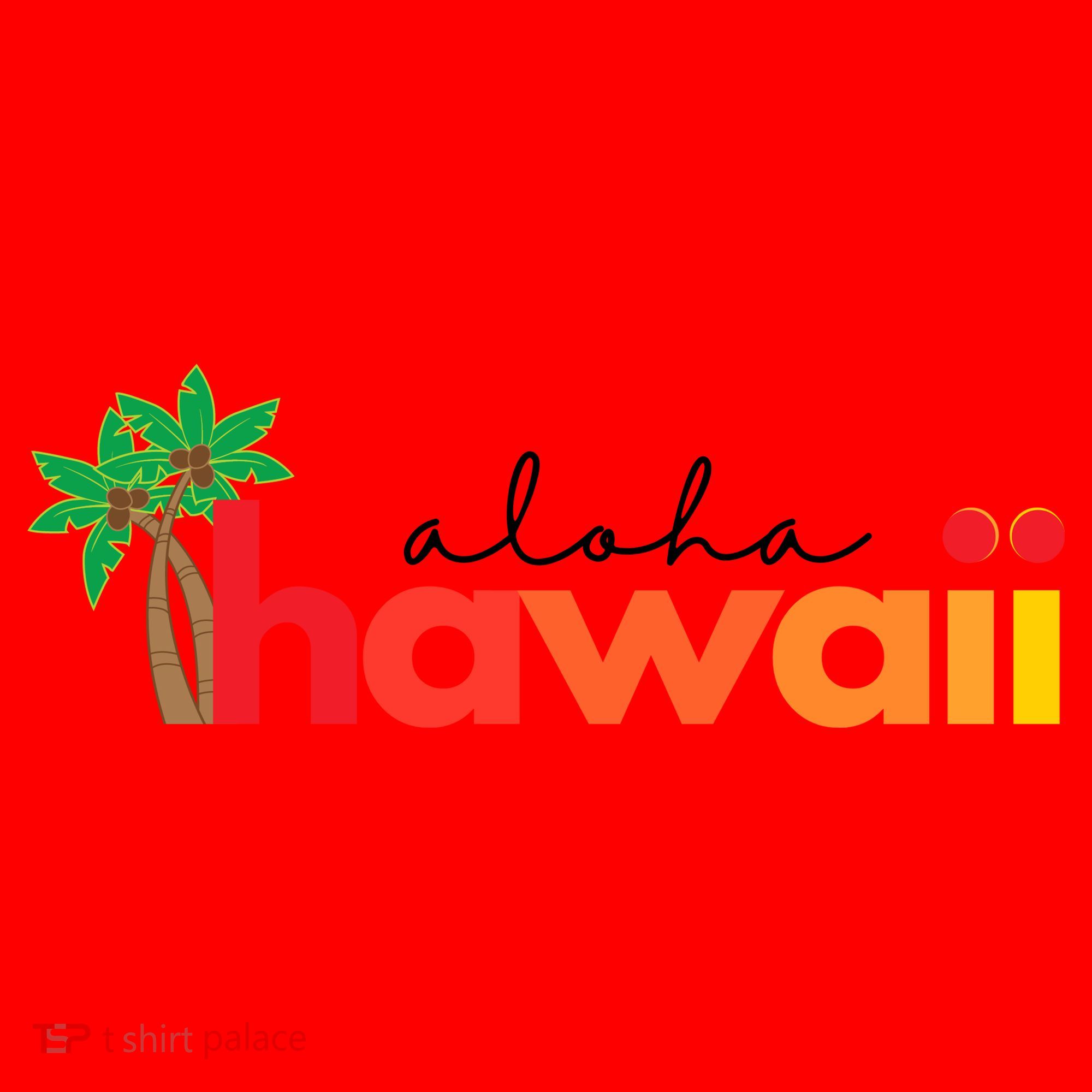 Aloha Hawaii Tropical Vacation Santa Hat