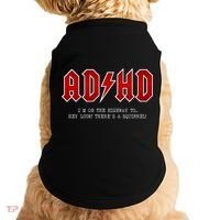 ADHD Highway To... Hey Look A Squirrel Hard Rocker ADHD Doggie Tank thumb 0