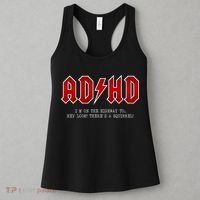 ADHD Highway To... Hey Look A Squirrel Hard Rocker ADHD Women's Tank Top thumb 3