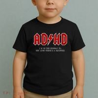 ADHD Highway To... Hey Look A Squirrel Hard Rocker ADHD Toddler T-Shirt thumb 2