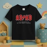 ADHD Highway To... Hey Look A Squirrel Hard Rocker ADHD Toddler T-Shirt thumb 3