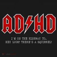 ADHD Highway To... Hey Look A Squirrel Hard Rocker ADHD Visor thumb 3