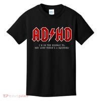 ADHD Highway To... Hey Look A Squirrel Hard Rocker ADHD Kids T-Shirt thumb 0