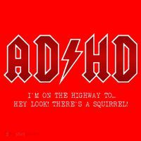 ADHD Highway To... Hey Look A Squirrel Hard Rocker ADHD Santa Hat thumb 1