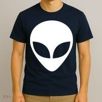 Alien Head T Shirt UFO Aliens T Shirt T-Shirt thumb 3