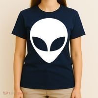 Alien Head T Shirt UFO Aliens T Shirt T-Shirt thumb 4