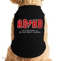 ADHD Highway To... Hey Look A Squirrel Hard Rocker ADHD Doggie Tank thumb 0