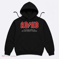 ADHD Highway To... Hey Look A Squirrel Hard Rocker ADHD Hoodie thumb 0