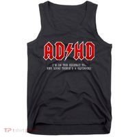 ADHD Highway To... Hey Look A Squirrel Hard Rocker ADHD Tank Top thumb 0