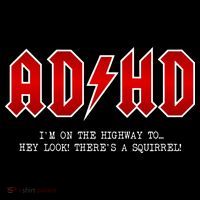 ADHD Highway To... Hey Look A Squirrel Hard Rocker ADHD Kids Sweatshirt thumb 2