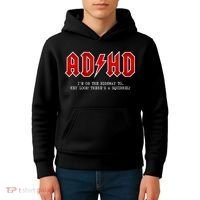 ADHD Highway To... Hey Look A Squirrel Hard Rocker ADHD Kids Hoodie thumb 4
