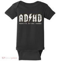 Adhd Highway To Hey Look A Squirrel Hyperactivity Disorder Baby Bodysuit thumb 0