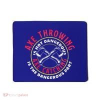Axe Hatchet Throwing Ax Thrower Axe Catching Mousepad thumb 0