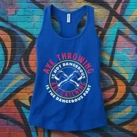 Axe Hatchet Throwing Ax Thrower Axe Catching Women's Tank Top thumb 3