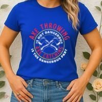 Axe Hatchet Throwing Ax Thrower Axe Catching Women's T-Shirt thumb 2
