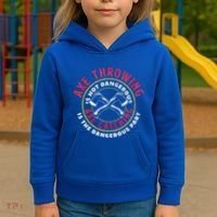 Axe Hatchet Throwing Ax Thrower Axe Catching Kids Hoodie thumb 3