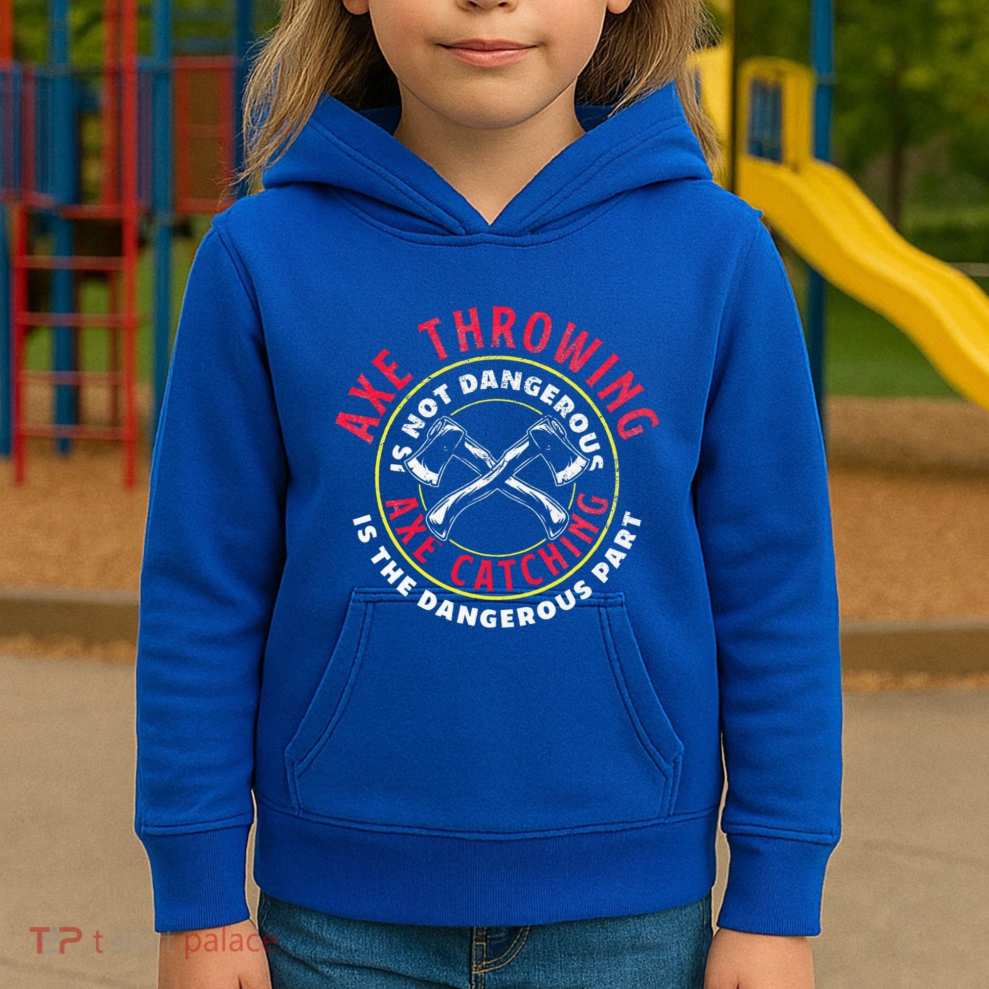 Axe Hatchet Throwing Ax Thrower Axe Catching Kids Hoodie