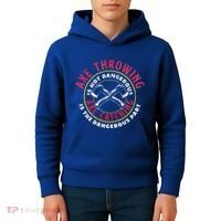 Axe Hatchet Throwing Ax Thrower Axe Catching Kids Hoodie thumb 4