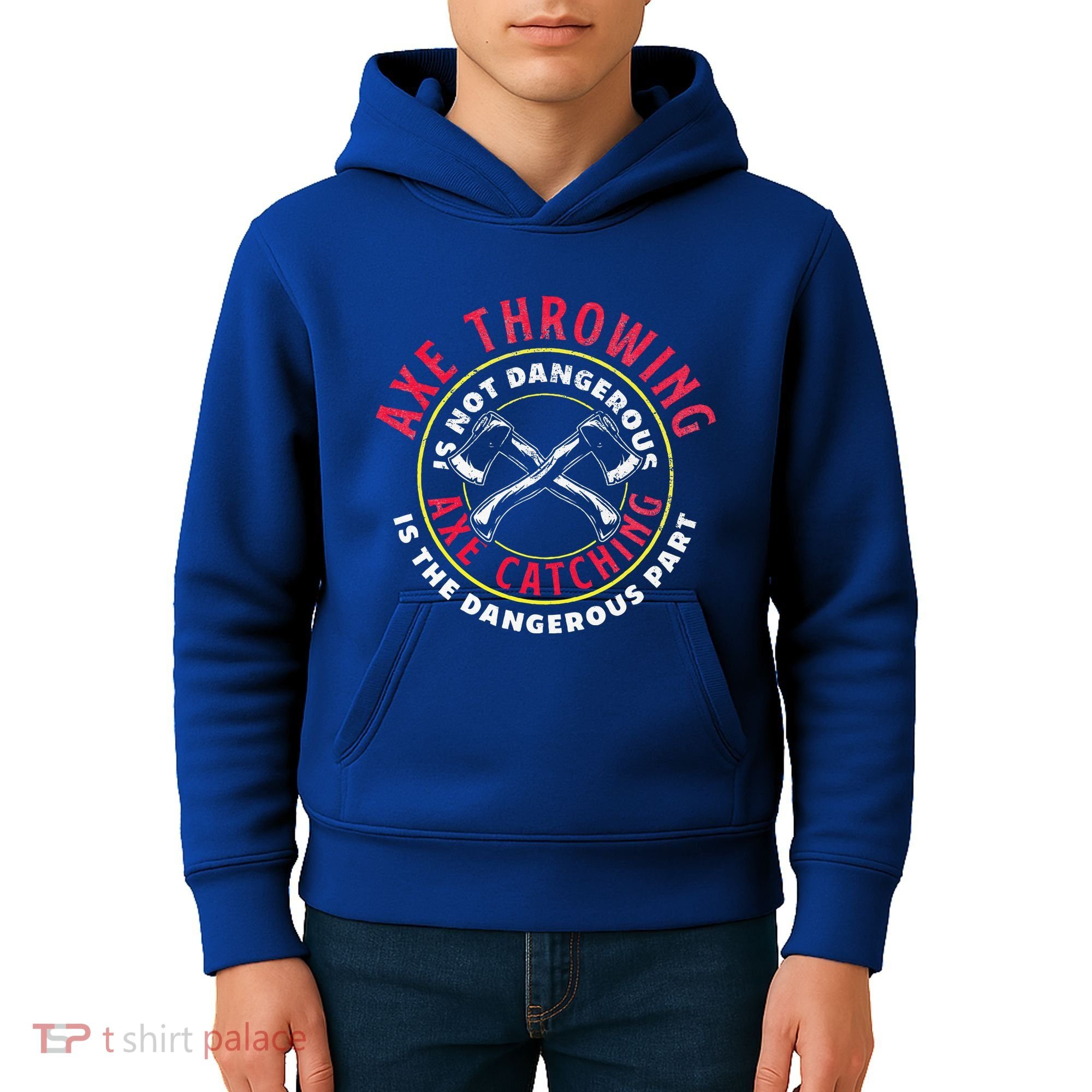 Axe Hatchet Throwing Ax Thrower Axe Catching Kids Hoodie