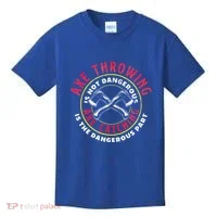 Axe Hatchet Throwing Ax Thrower Axe Catching Kids T-Shirt thumb 0