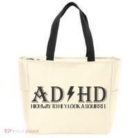 ADHD Highway To Hey Look A Squirrel Tote Bag thumb 0