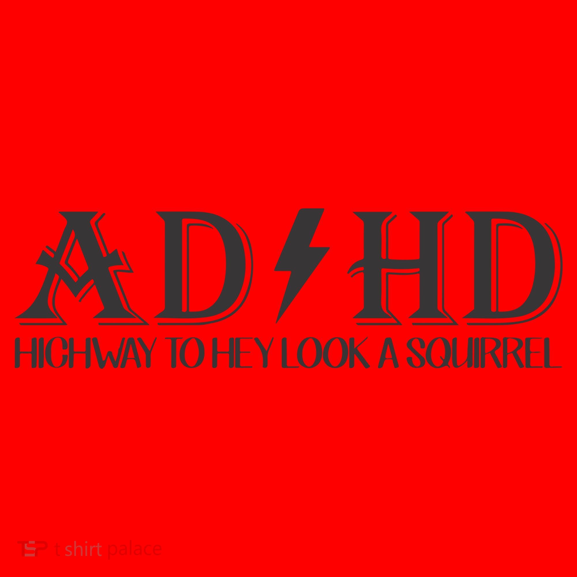 ADHD Highway To Hey Look A Squirrel Santa Hat
