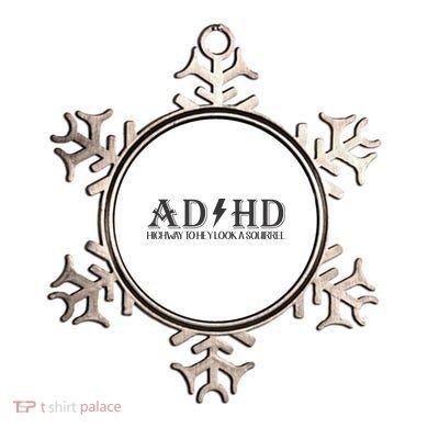 ADHD Highway To Hey Look A Squirrel Ornament