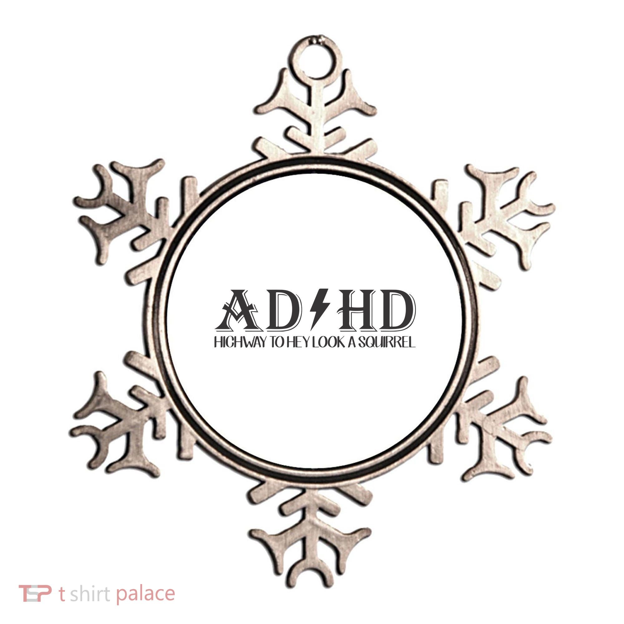 ADHD Highway To Hey Look A Squirrel Ornament