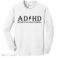 ADHD Highway To Hey Look A Squirrel Kids Long Sleeve Shirt thumb 0