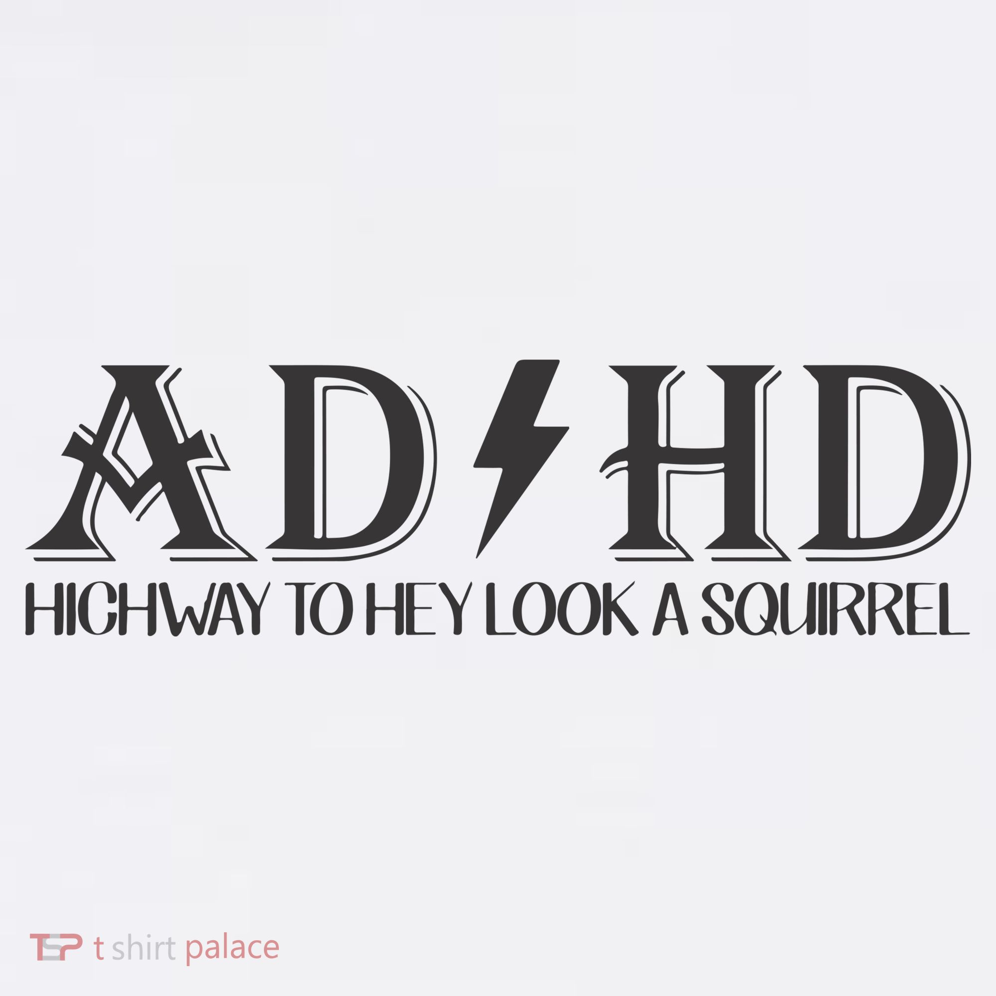 ADHD Highway To Hey Look A Squirrel Kids Long Sleeve Shirt