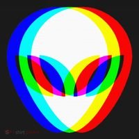 Alien Head Trippy Vaporwave Techno Rave Edm Music Festival Kids Sweatshirt thumb 2