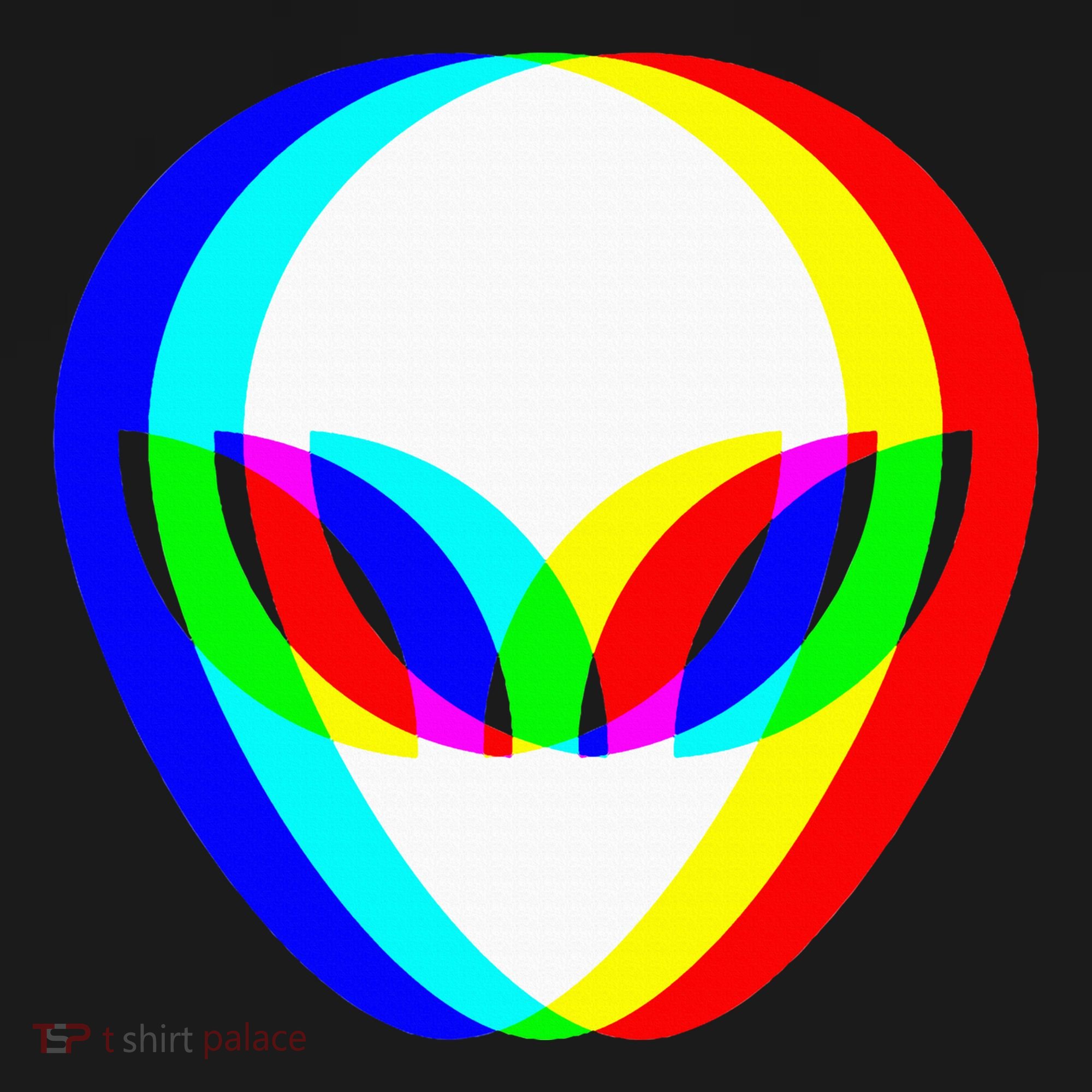 Alien Head Trippy Vaporwave Techno Rave Edm Music Festival Kids Hoodie