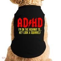 Adhd Highway To...Hey Look A Squirrel Doggie Tank thumb 0