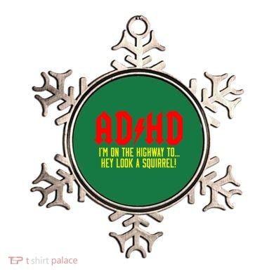 Adhd Highway To...Hey Look A Squirrel Ornament