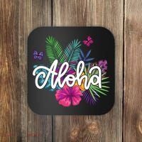Aloha Hawaii Tropical Beach Coaster thumb 0