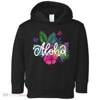 Aloha Hawaii Tropical Beach Toddler Hoodie thumb 0