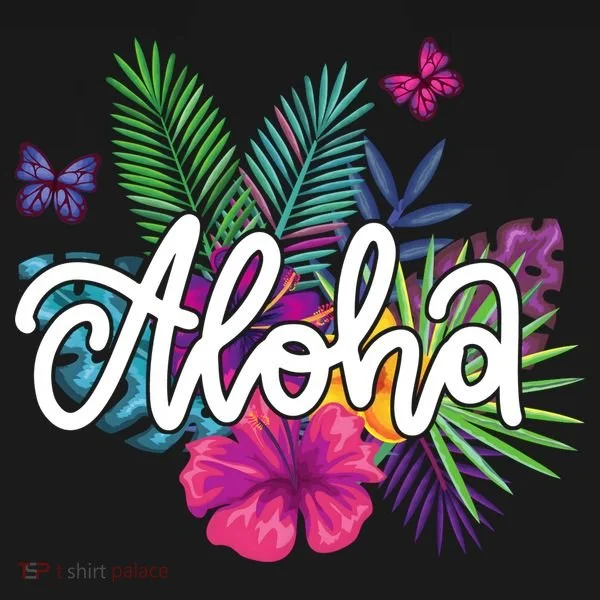 Aloha Hawaii Tropical Beach Toddler Hoodie