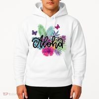 Aloha Hawaii Tropical Beach Hoodie thumb 2