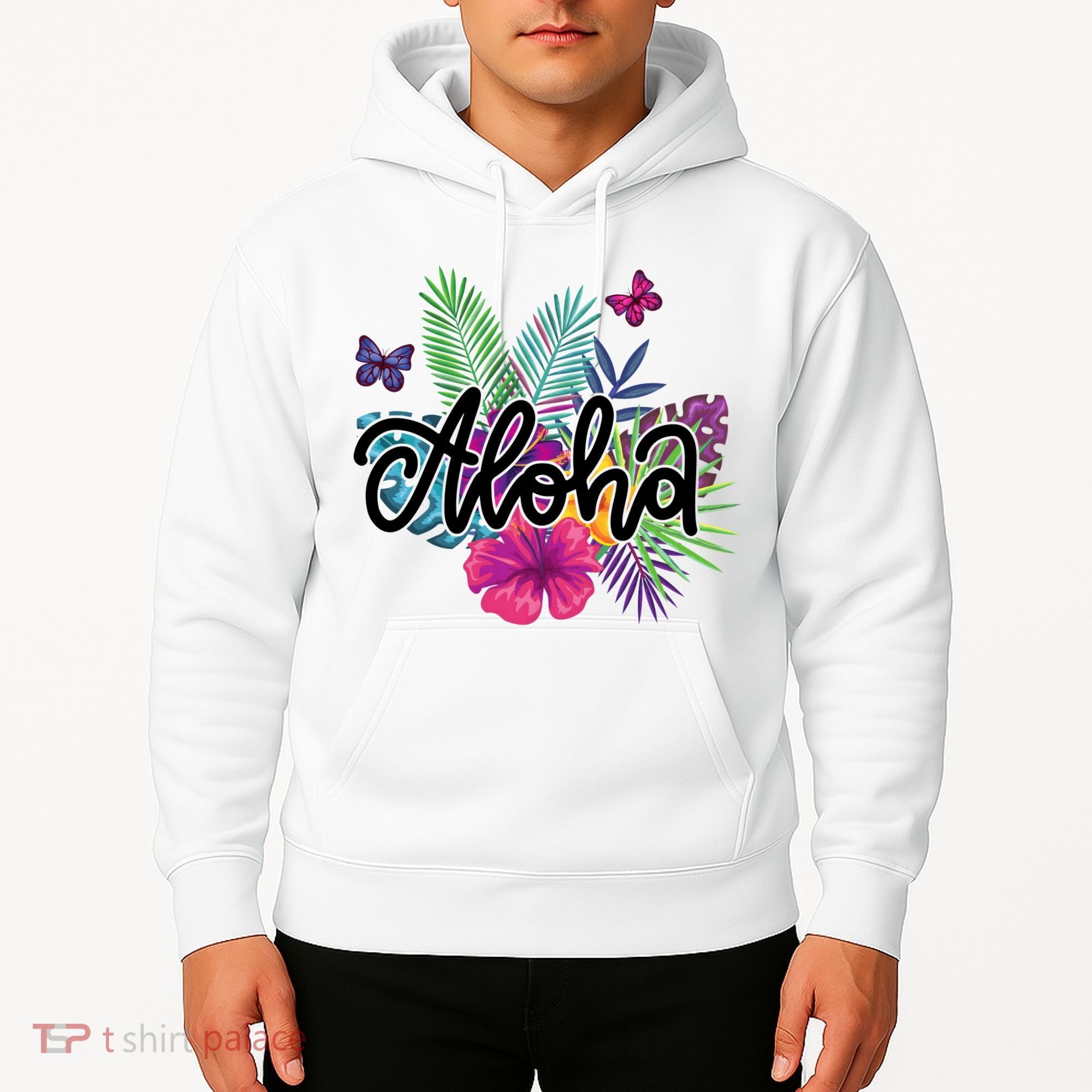 Aloha Hawaii Tropical Beach Hoodie
