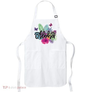Aloha Hawaii Tropical Beach Apron