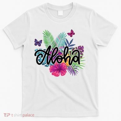 Aloha Hawaii Tropical Beach T-Shirt