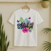 Aloha Hawaii Tropical Beach T-Shirt thumb 2