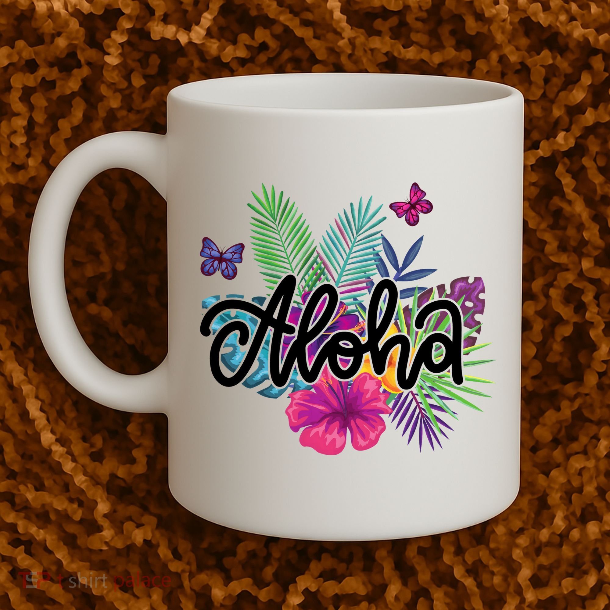 Aloha Hawaii Tropical Beach Coffee Mug