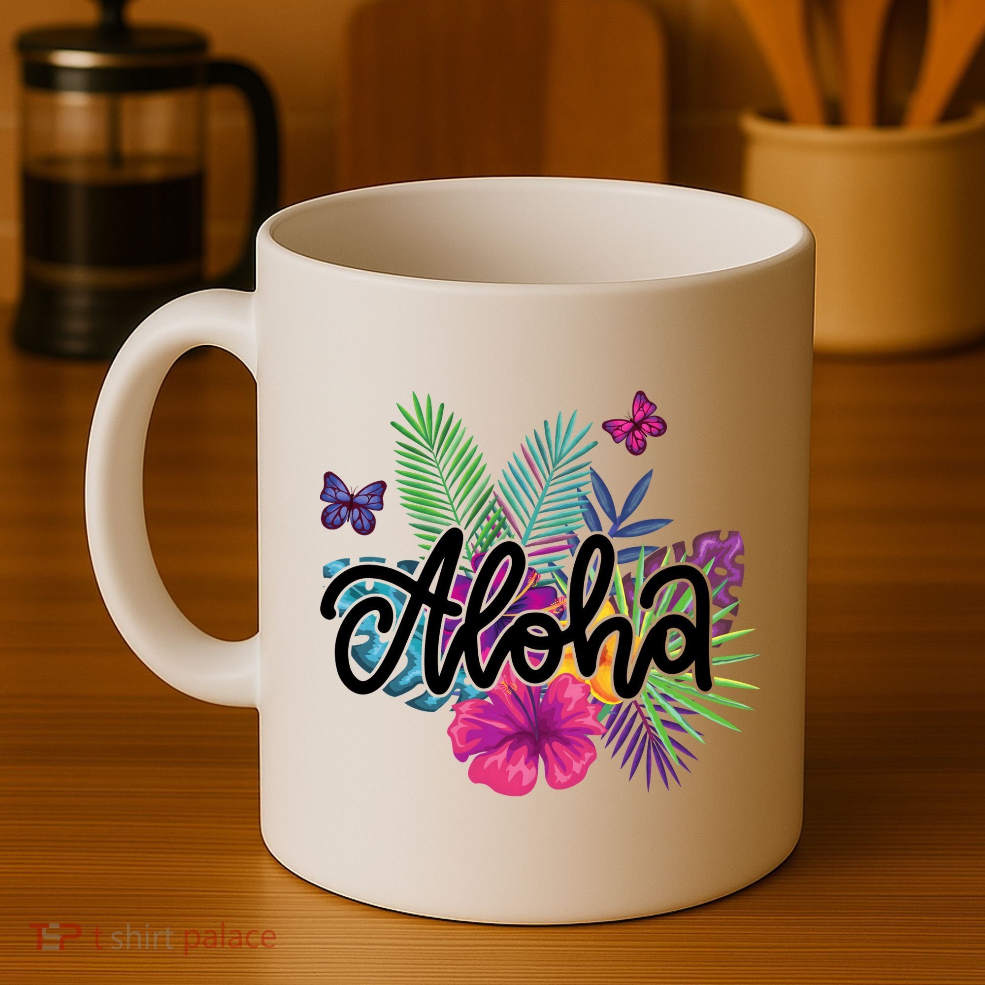Aloha Hawaii Tropical Beach Coffee Mug