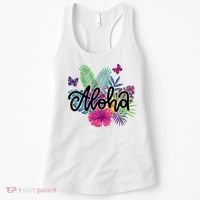 Aloha Hawaii Tropical Beach Women's Tank Top thumb 0