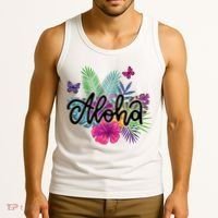 Aloha Hawaii Tropical Beach Tank Top thumb 3
