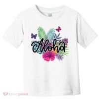 Aloha Hawaii Tropical Beach Toddler T-Shirt thumb 0