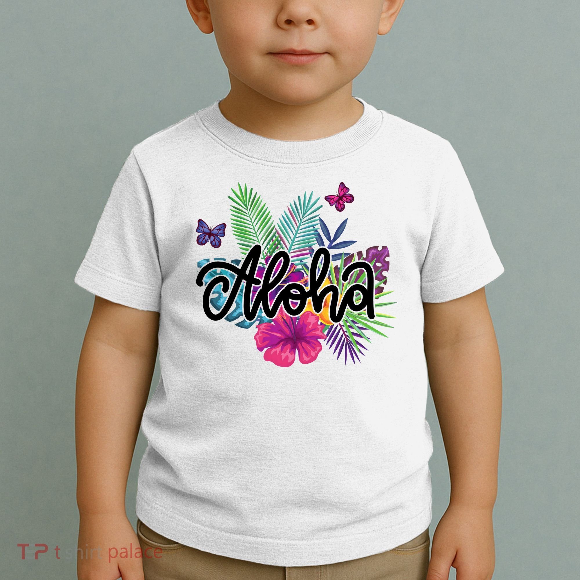 Aloha Hawaii Tropical Beach Toddler T-Shirt